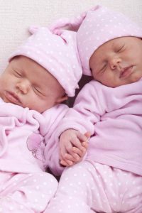 twin baby girls